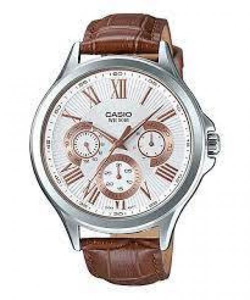 Casio MTP-E308L-7A For Men-Analog, Casual Watch