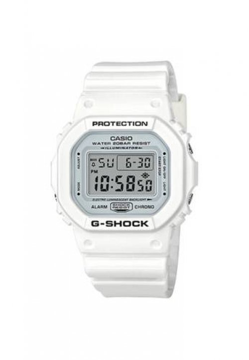 Casio G-Shock DW-5600MW-7D Digital Men's White Resin Strap Alarm
