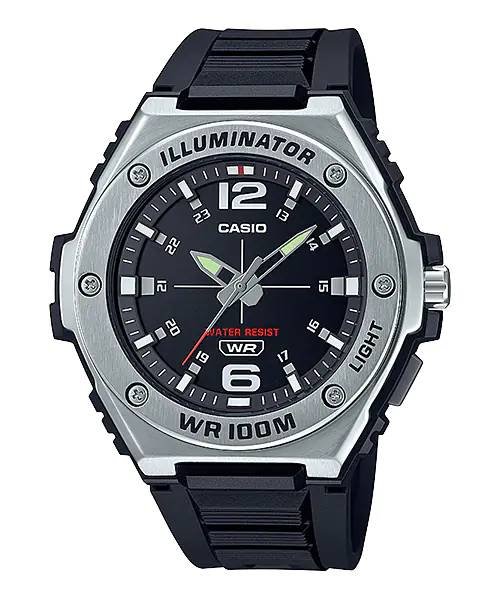 Casio Men's Analog Watch MWA-100H-1AV Black Resin Band Casual Watch