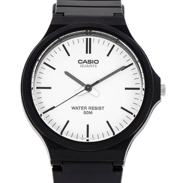 CASIO WATCH SPORTS 50 METRES WATER RESISTANT MW-240-7EV