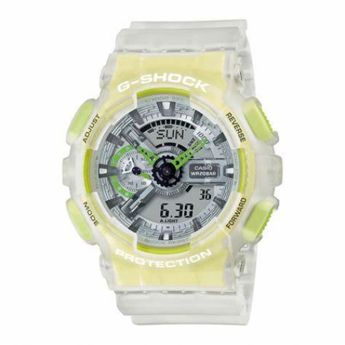 CASIO G-SHOCK Watch GA-110LS-7APRE Men's multicolor Anadigi Round Face skeleton