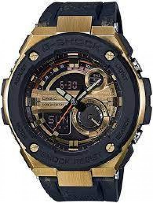 Casio GST-200CP-9A Gold/Gold/Black Resin Analog/Digital Quartz Men's Watch