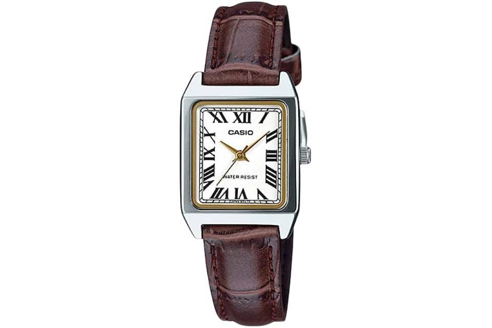 CASIO Classic Ladies Watch Analog LTP-V007L-7B2 Leather Strap Band
