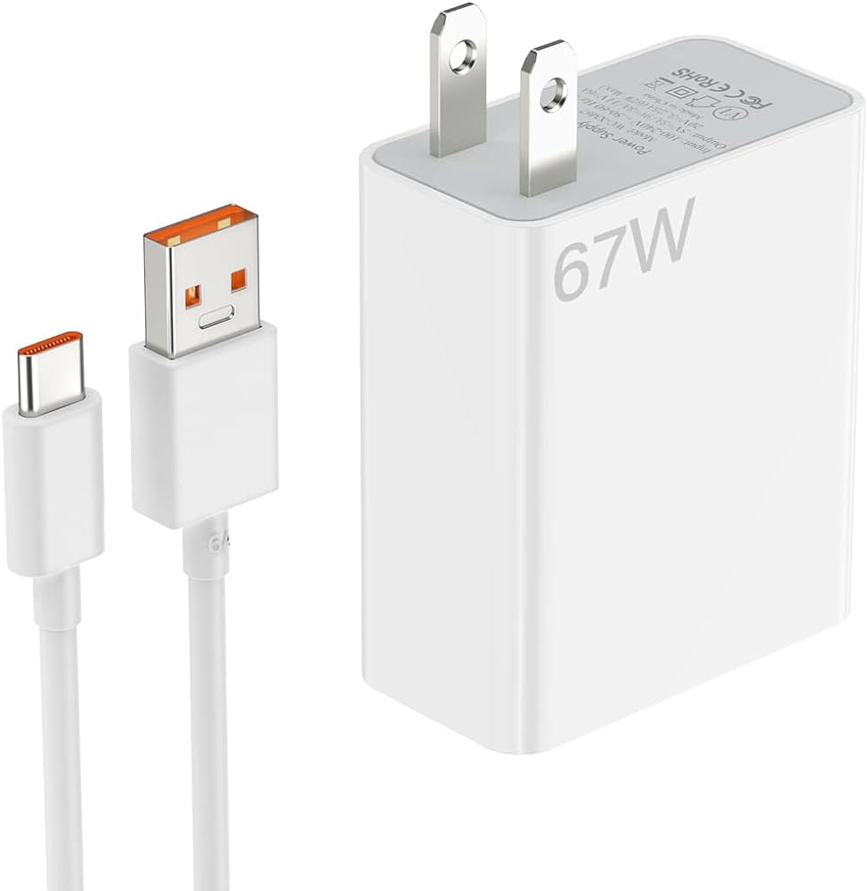 Xiaomi 67W USB Type-C Port Quick Charging Wall Charger