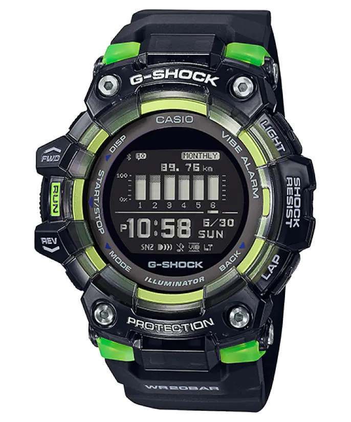 Casio G-Shock Digital Display Black Resin Band Men's Wrist Watch GBD-100SM-1