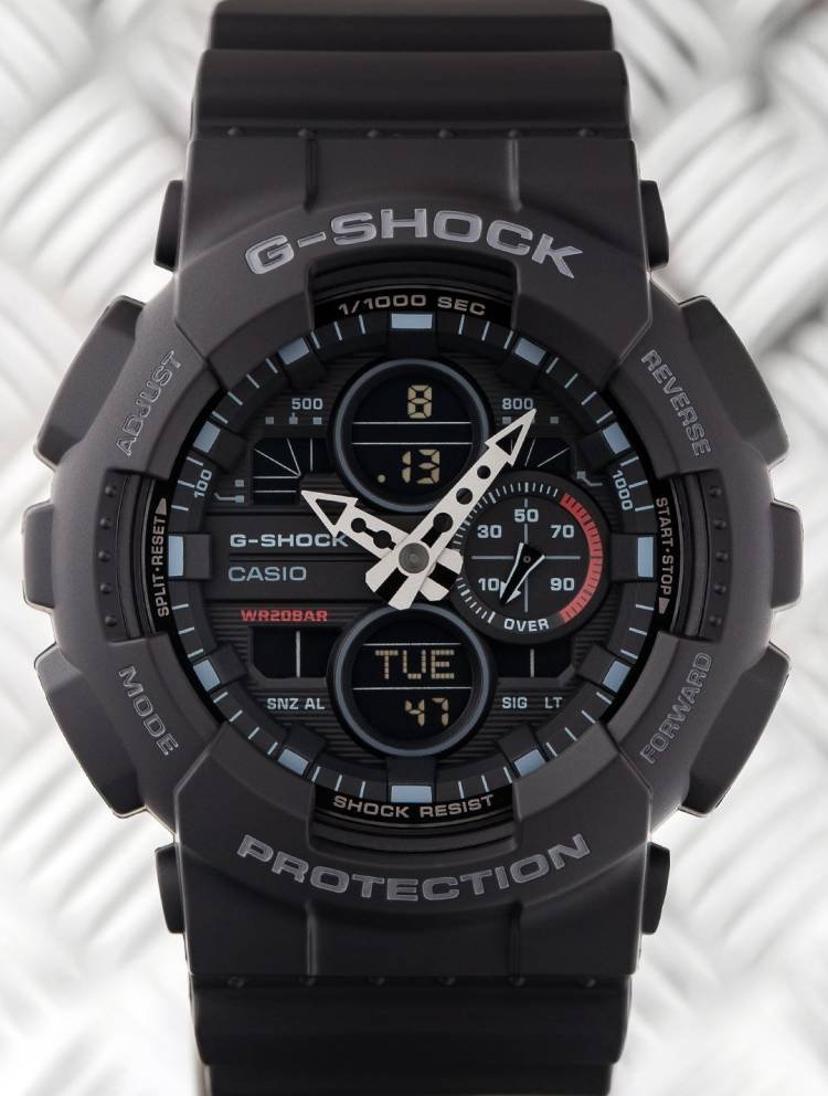 Casio G-Shock GA-140-1A1 Black Analog Digital Mens Watch GA-140 200M WR Original