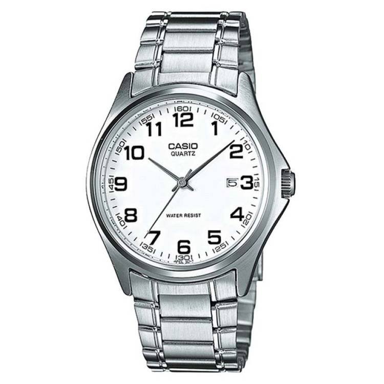 Casio MTP-1183A-7B Analog Mens Watch Silver Stainless Steel MTP-1183 Original