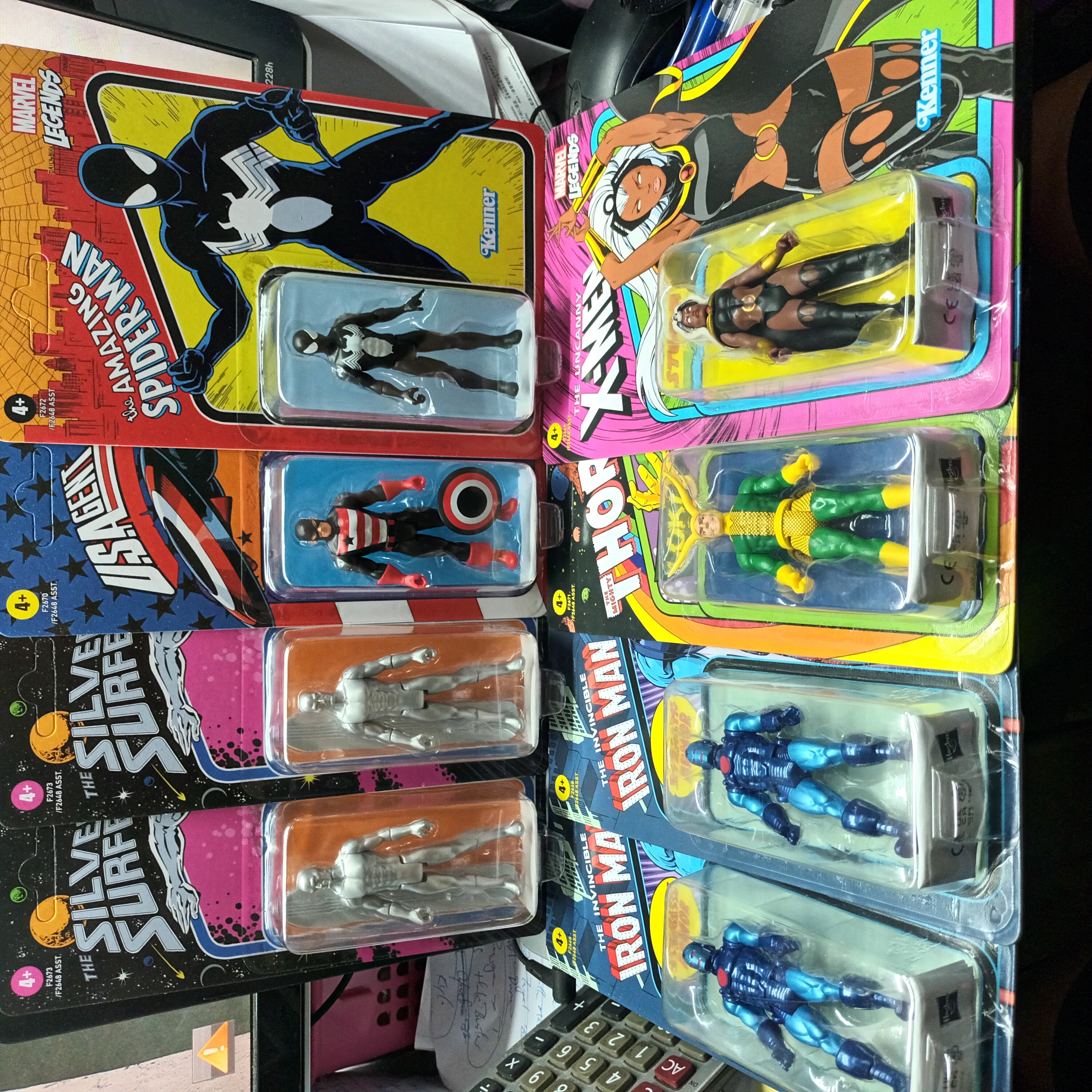 Marvel Legends 3.75" Action Figure Kenner Retro Wave 4 case of 8