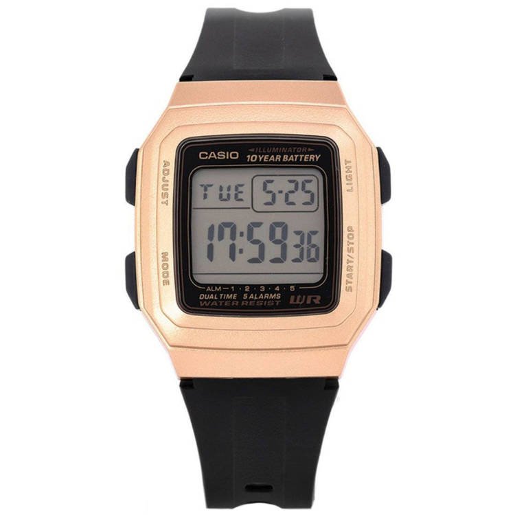 Casio Unisex's Digital Quartz Watch with Resin Strap F-201WAM-9AV