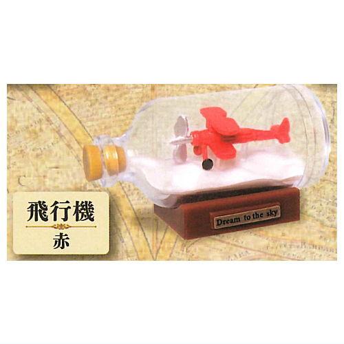 Miniature Bottle Ship 2 Glass Bottle Vehicle Gashapon Set of 5