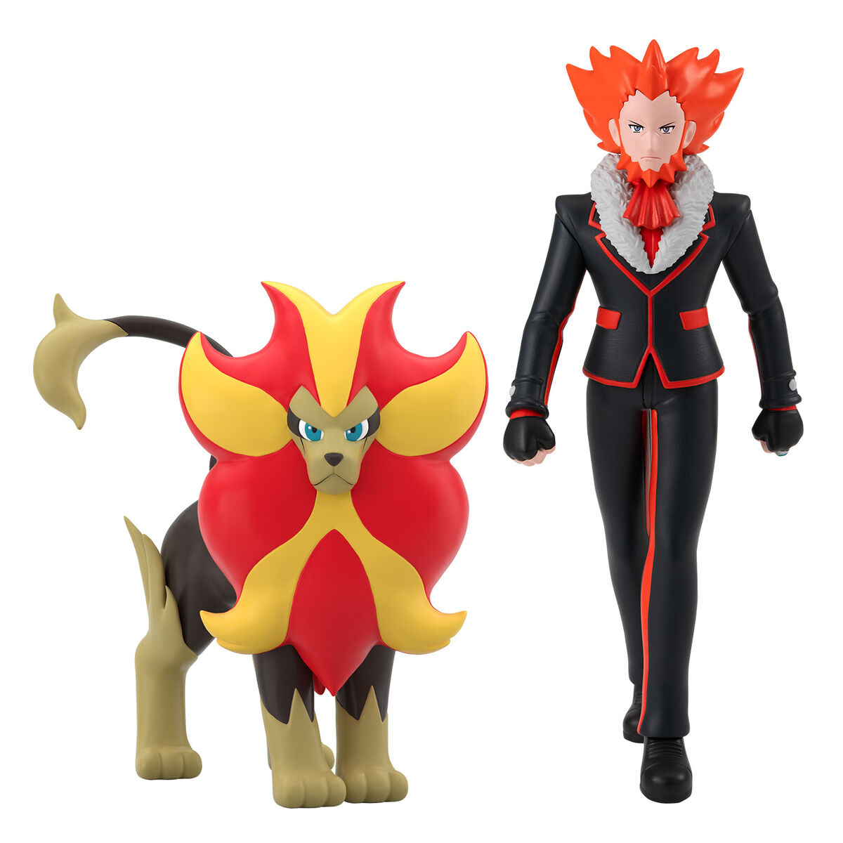 BANDAI SPIRITS Tamashii Nations Pokemon Scale World Lysandre & Pyroar