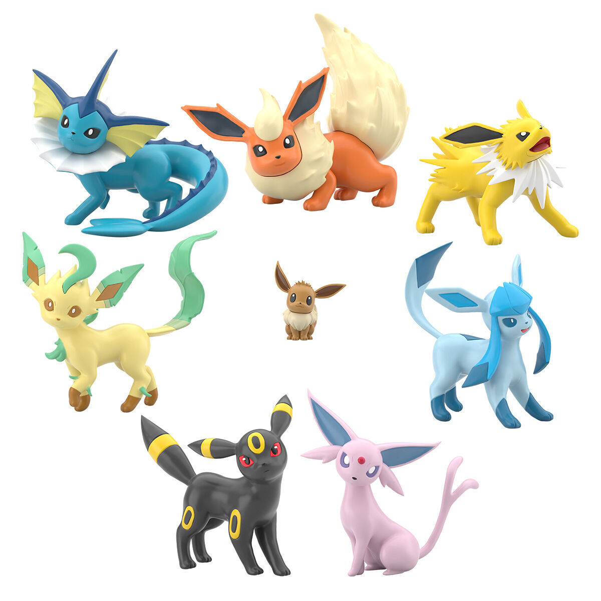 BANDAI Pokemon Scale World Eevee Evolution Set
