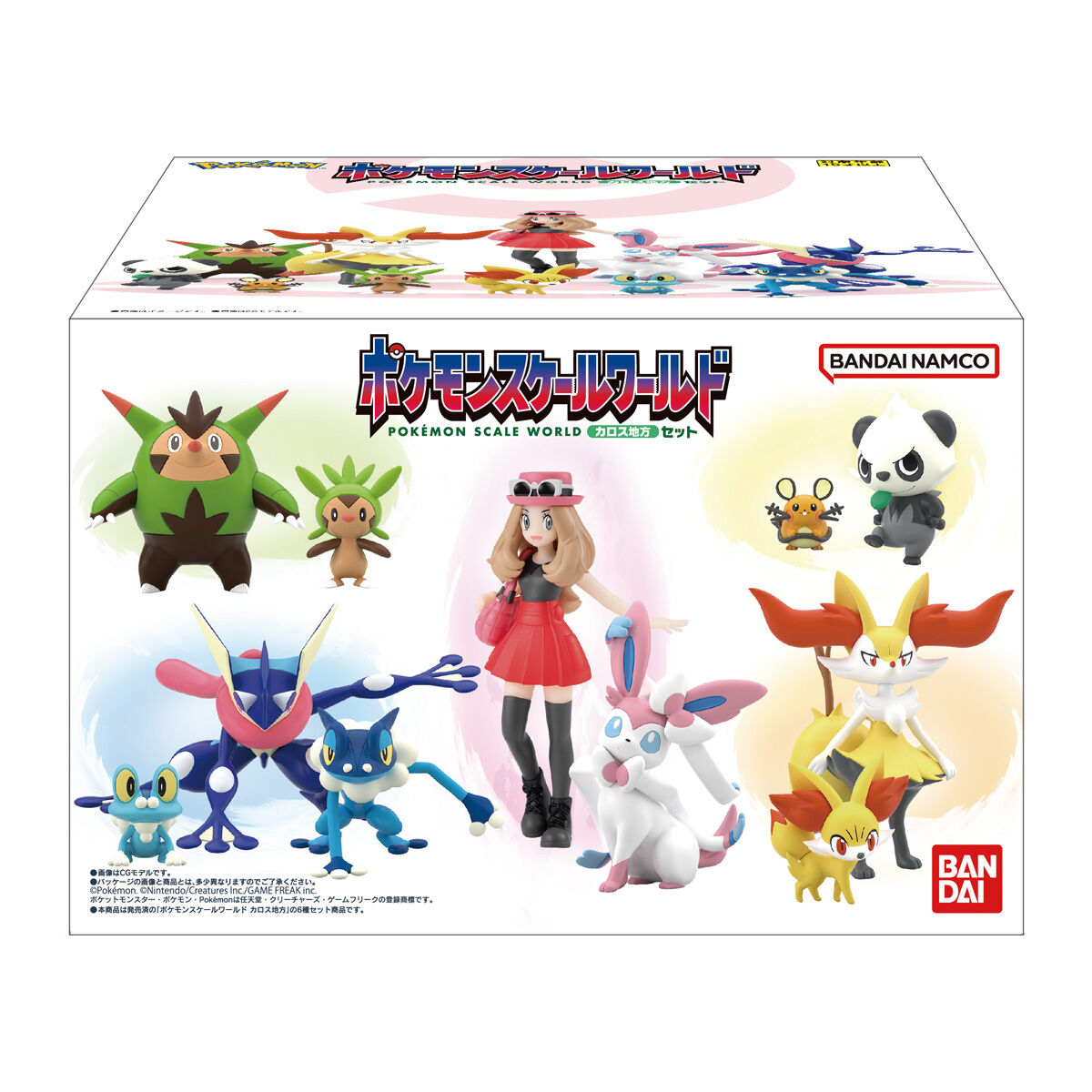 BANDAI Pokemon Scale World Kalos Region Set