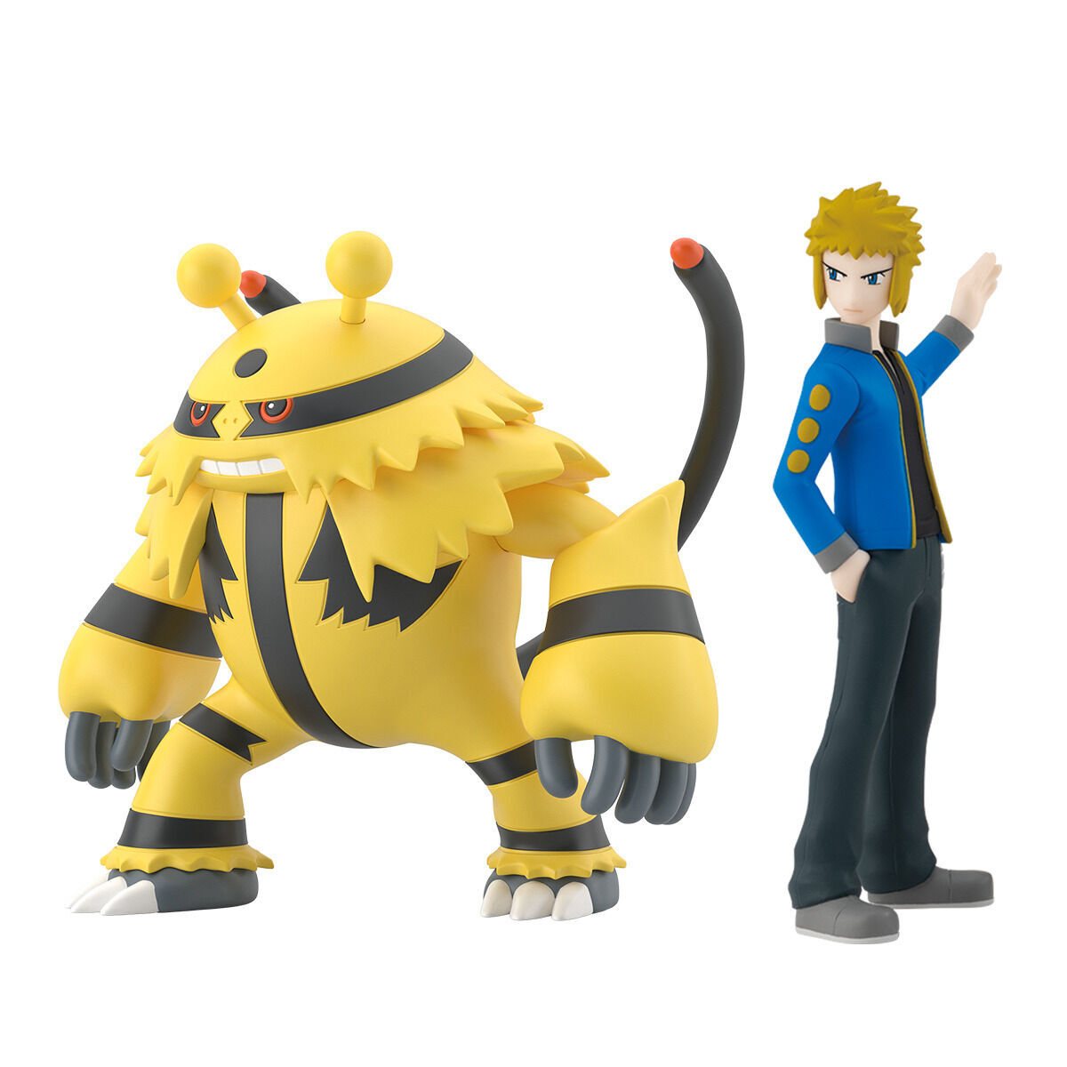 BANDAI SPIRITS Tamashii Nations Pokemon Scale World Volkner & Electivire Scale