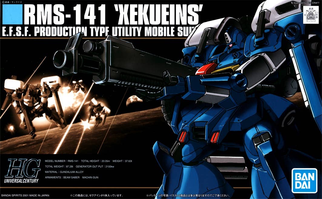 Bandai HGUC 1/144 RMS-141 Zeku Eins Model Kit