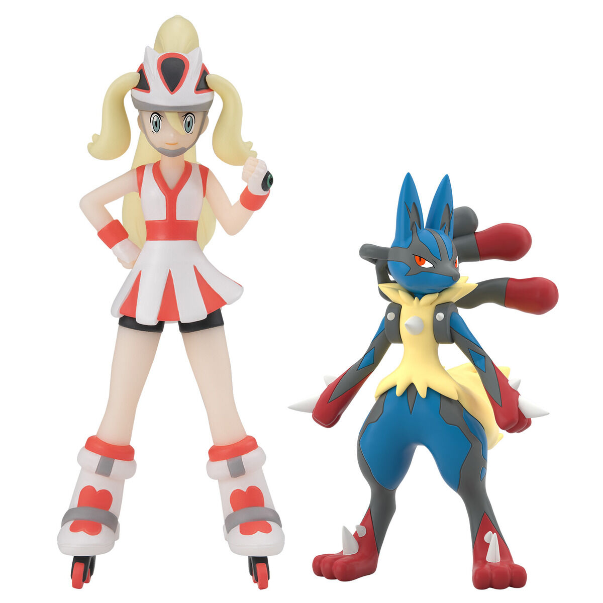BANDAI SPIRITS Tamashii Nations Pokemon Scale World Korrina & Mega Lucario