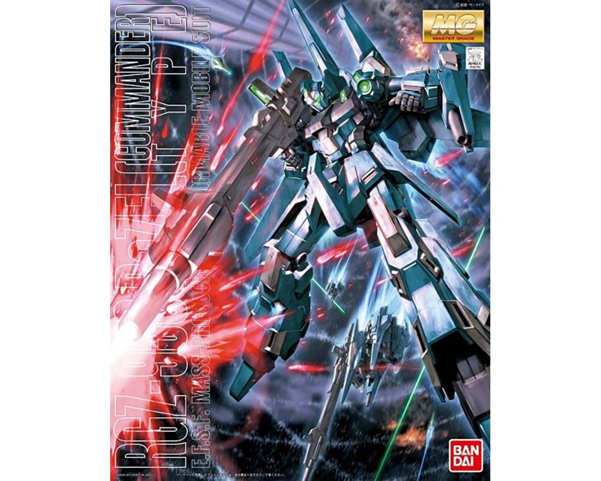 BANDAI MG 1/100 RE-ZEL Commander Type Model Kit (Mobile Suit Gundam)