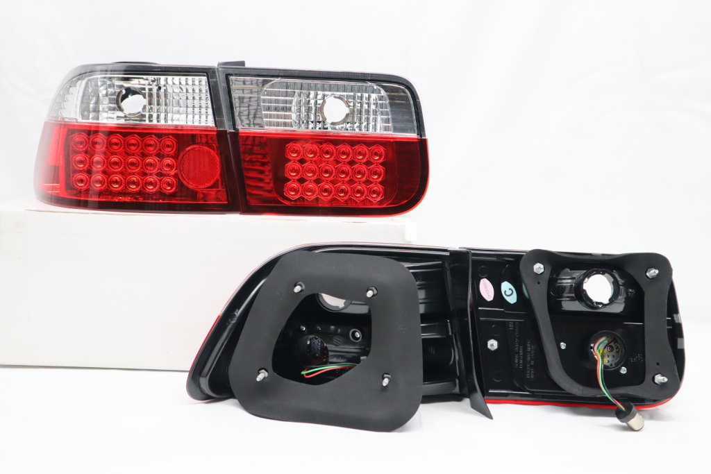 Fit 1996 1997 1998 ~2000 Honda Civic Coupe 2DR Crystal LED Rear