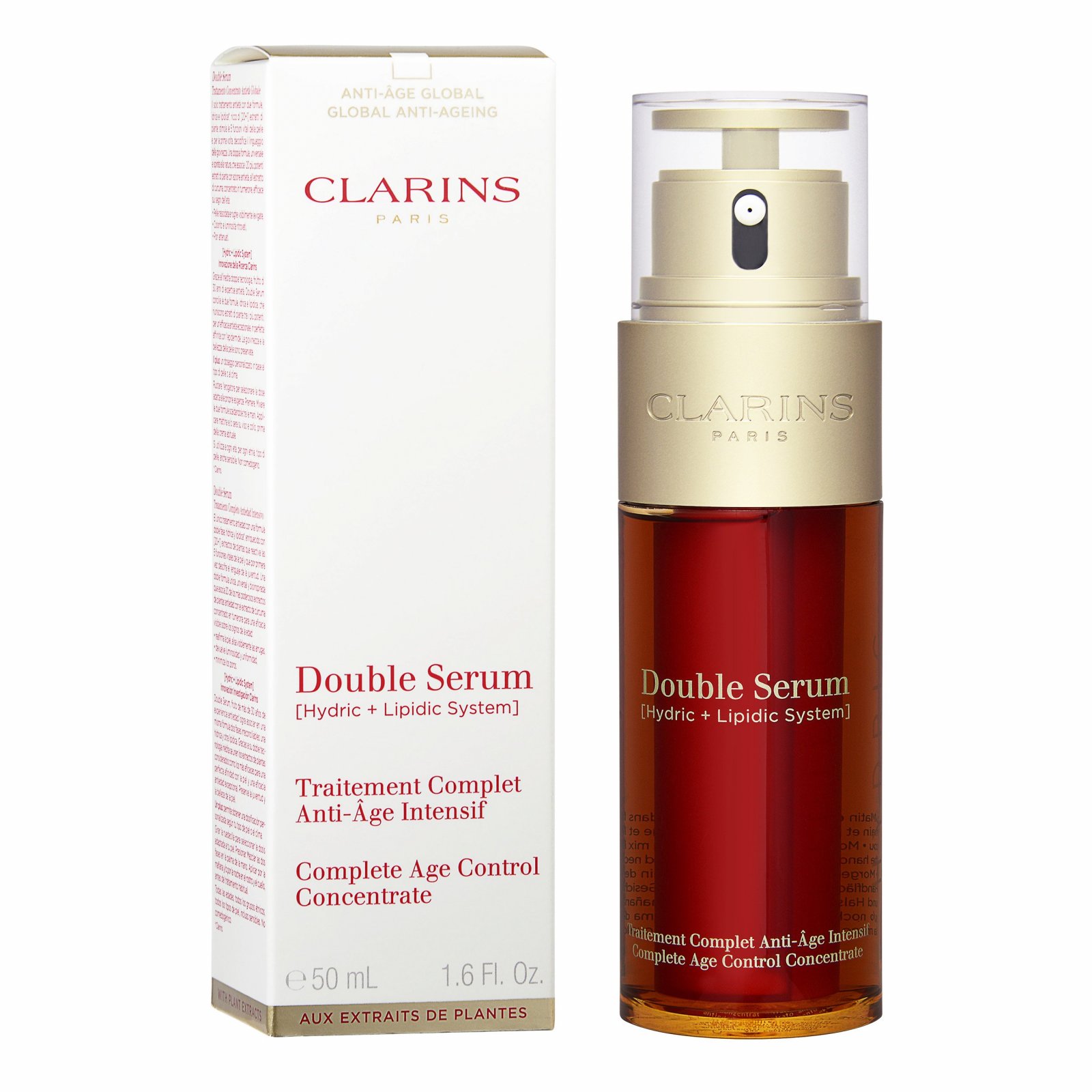 Clarins Double Serum[Hydric+Lipidic System]Complete Age