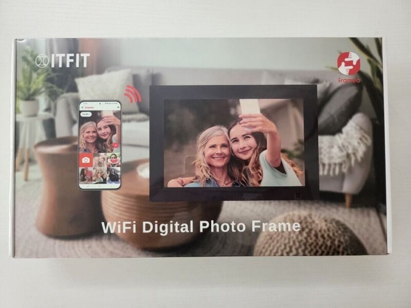 ITFIT 8" Wi-Fi Digital Photo Frame ITFITCA05