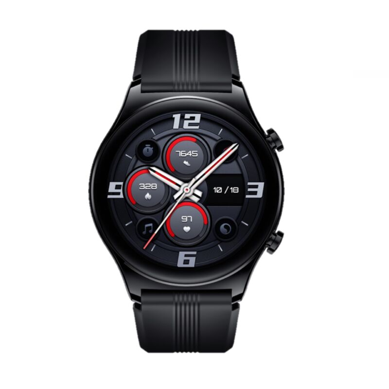 Honor Watch GS 3 Midnight Black with Black Fluoroelastomer Strap MUS-B19