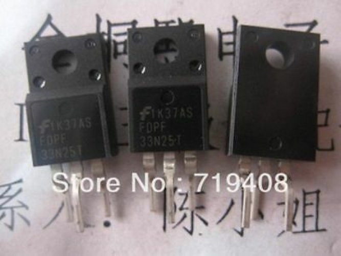 FAIRCHIL FDPF33N25T TO220 250V N-Channel MOSFET