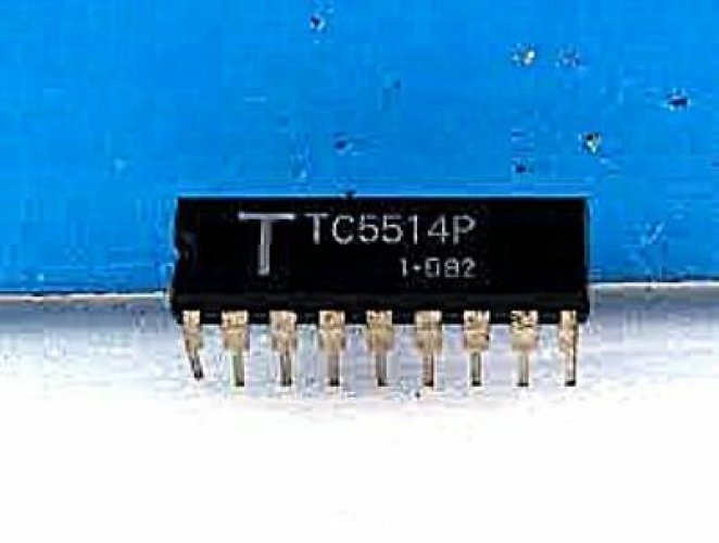 TC5514P DIP-18 ( TC5514P /AP/APL) 1024 x 4-Bit