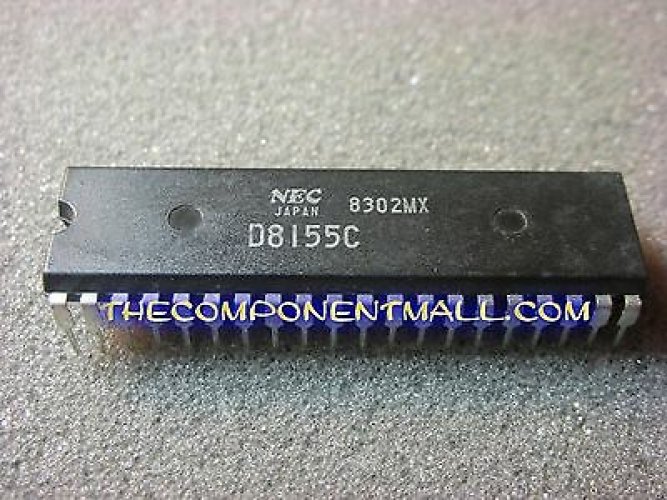 NEC D8155C DIP-40 2048-Bit Static MOS RAM with I/O Ports