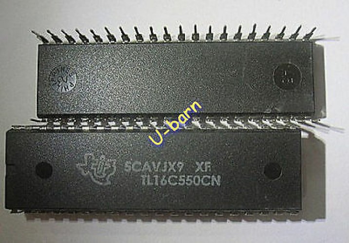 TI TL16C550CN DIP-40 ASYNCHRONOUS COMMUNICATIONS ELEMENT