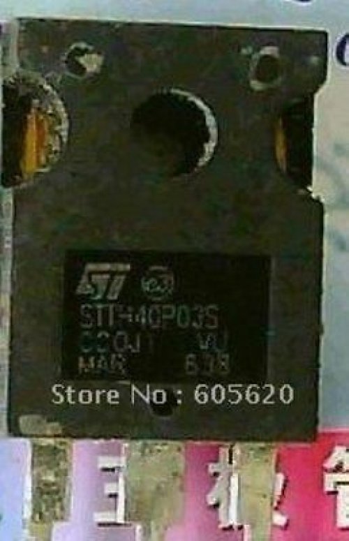 ST STTH40P03S TO-3P ULTRAFAST RECTIFIER PDP ENERGY