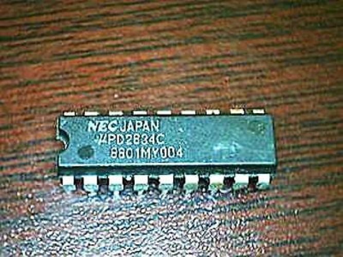 NEC UPD2834C DIP-18 MOS Digital Instegrated Circuit