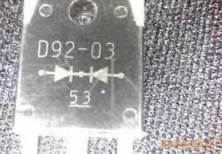 FUJI D92M-03 TO-3P LOW LOSS SUPER HIGH SPEED RECTIFIER