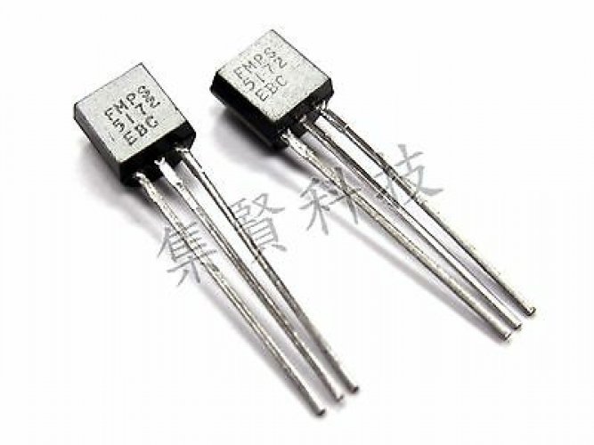 N/A MPS5172 TO-92 NPN (AMPLIFIER TRANSISTOR)
