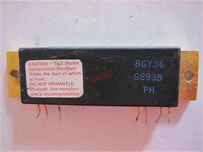 PHILIPS BGY36 MODULE  VHFpower amplifier modules