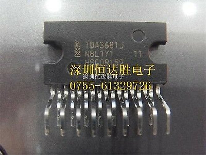 PHILIPS TDA3681J ZIP-17 Multiple voltage regulator