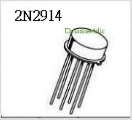 MOT 2N2914 CAN6 DUAL TRANSISTORS
