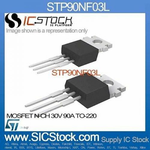 ST STP90NF03L TO-220 N-CHANNEL 30V - 0.0056ohm - 90A