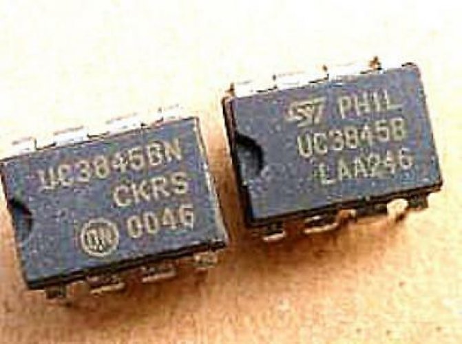 TI/ST UC3845B DIP-8 HIGH PERFORMANCE CURRENT MODE PWM
