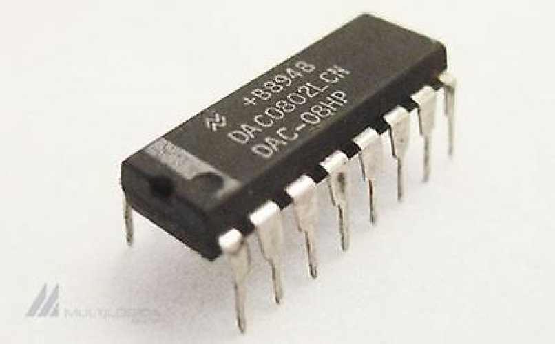 NS DAC0802LCN DIP-16 8-Bit Digital-to-Analog Converters