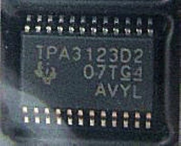TI TPA3123D2PWPR TSSOP 25-W STEREO CLASS-D AUDIO POWER