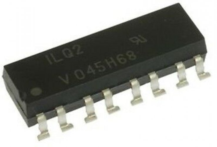 SIEMENS/VISHAY ILQ2 DIP-16 IC ILQ2 OPTOCOUPLER QUAD