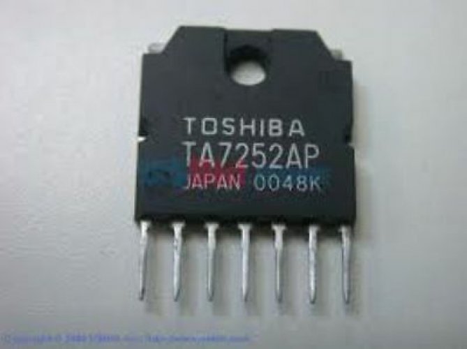 TOSHIBA TA7252AP SIP-7 5.9W AUDIO POWER AMPLIFIER