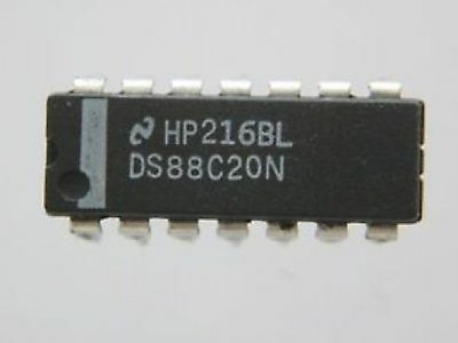 NS DS88C20N DIP-14 From old datasheet system