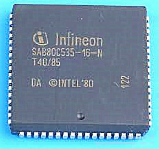 INF SAB80C535-16-NT40/85 PLCC-68 8-Bit CMOS Single-Chip