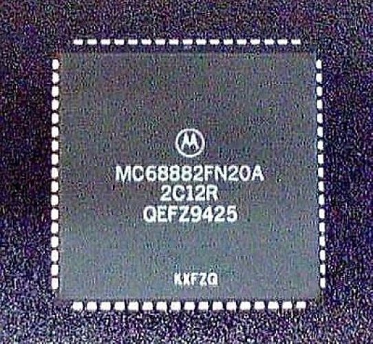 MOTOROLA MC68882FN20A PLCC68 HCMOS Enhanced Floating-Point