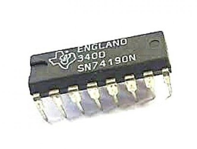 TI SN74190N DIP SYNCHRONOUS UP/DOWN COUNTERS WITH DOWN/UP