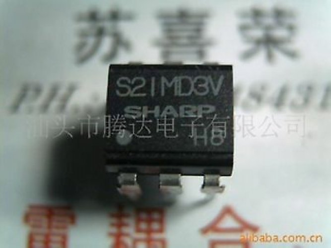 SHARP S21MD3V DIP-6 High Noise Resistance Type Phototriac