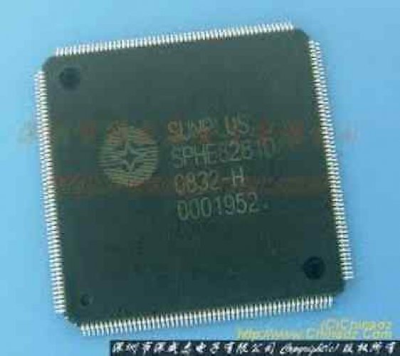 SUNPLUS SPHE8281D QFP DVD Single Chip MPEG A/V