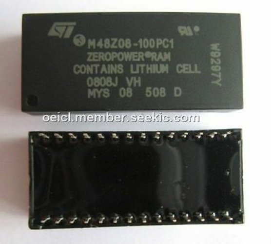 ST M48Z08-100PC1 DIP28 64 Kbit 8Kb x 8 ZEROPOWER SRAM