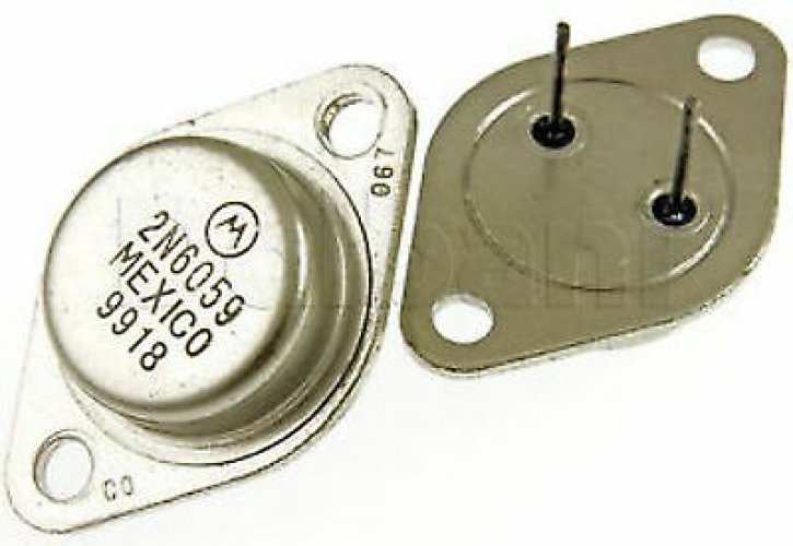 MOTOROLA 2N6059 TO-3 SILICON NPN POWER DARLINGTON